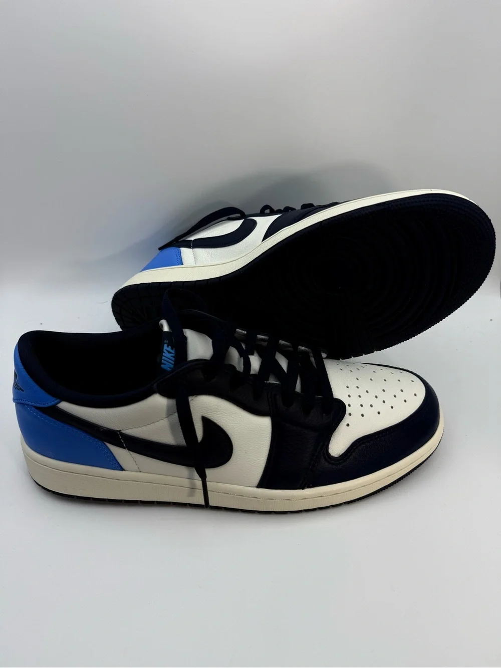 Nike Air Jordan 1 Retro Low OG Obsidian University Blue CZ0790-400 Men’s 12 NIB